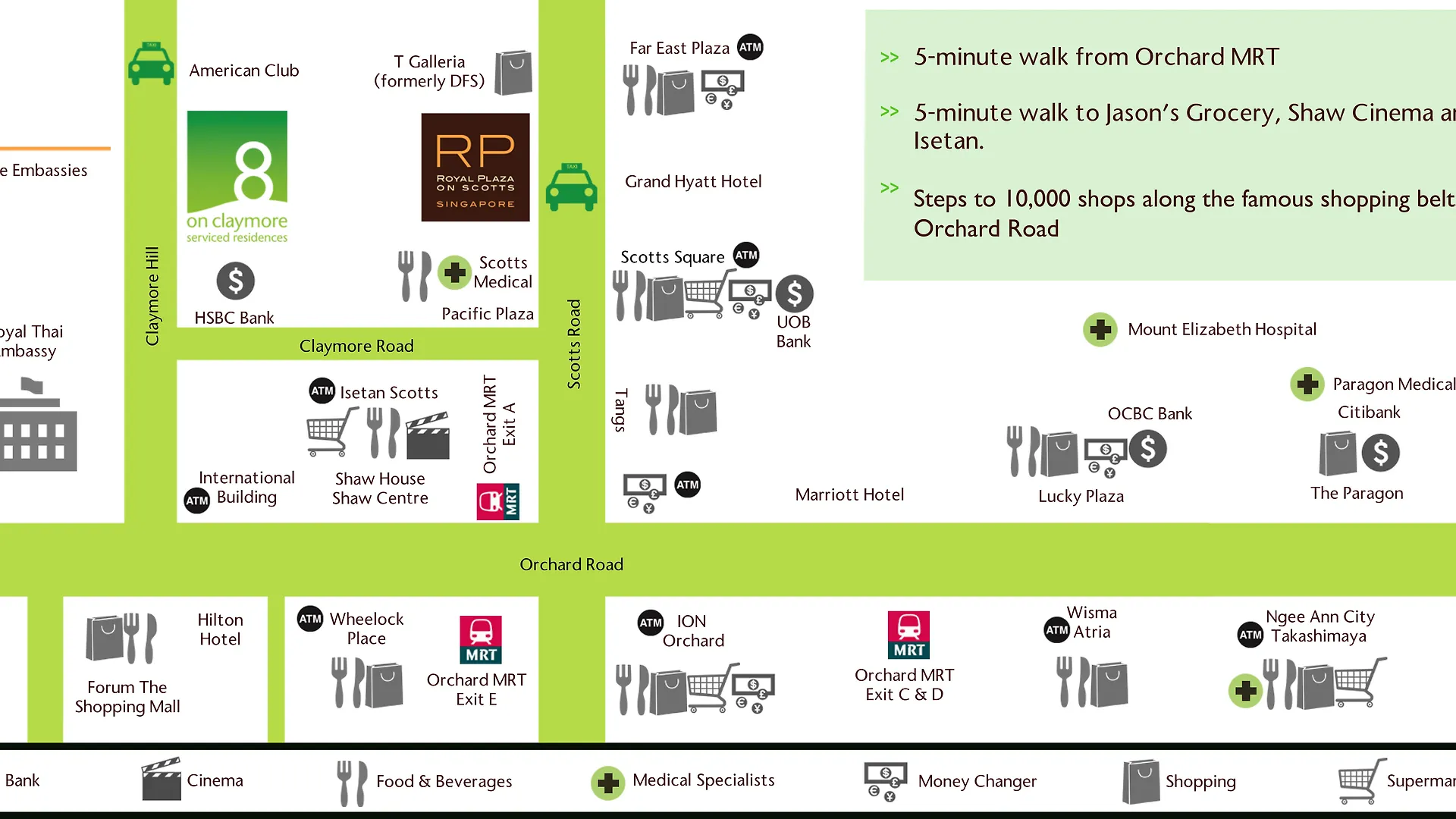 Appartement Novotel Living Singapore Orchard